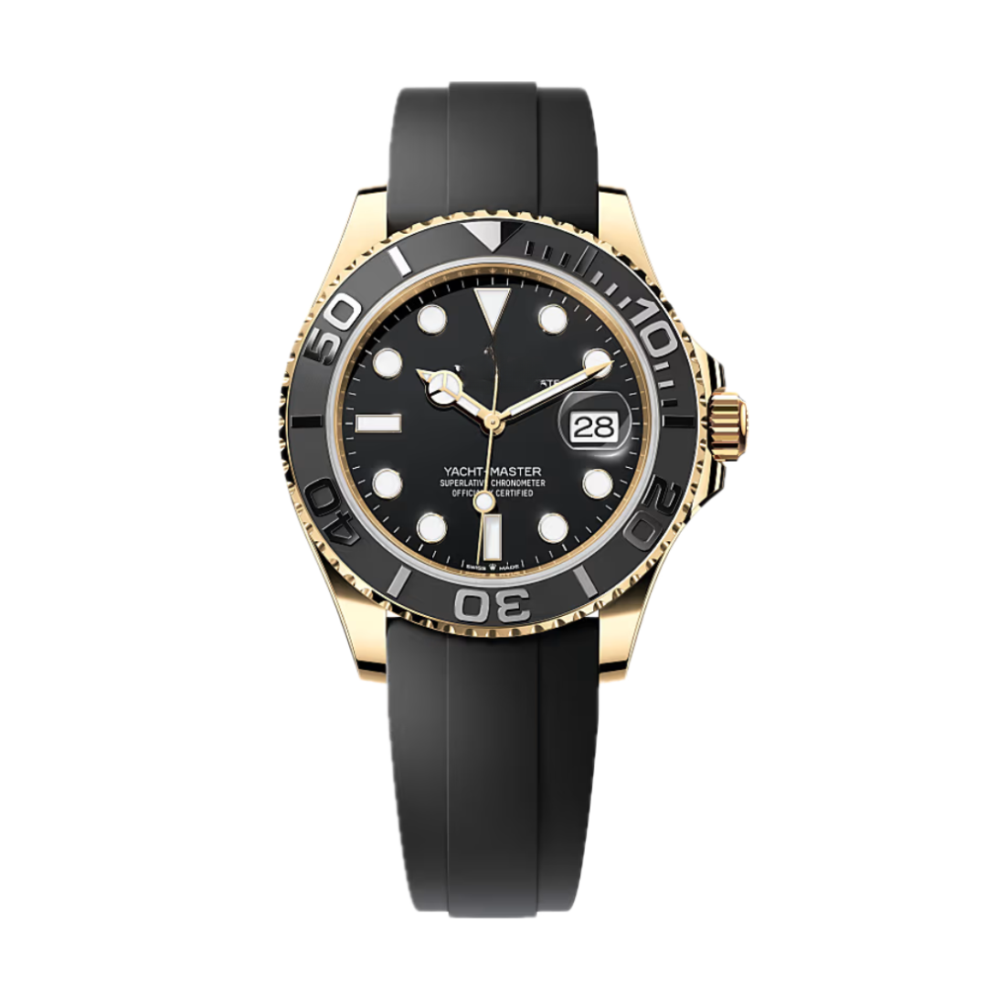 Ocean Master 40 – Black Dial | Flexible Rubber Strap B