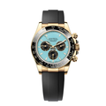 Speed Racing Chrono 40 – Turquoise Blue Dial | Yellow Gold Edition