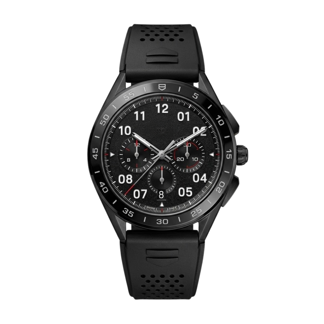 Formula Racing Chrono – Black | Rubber Strap