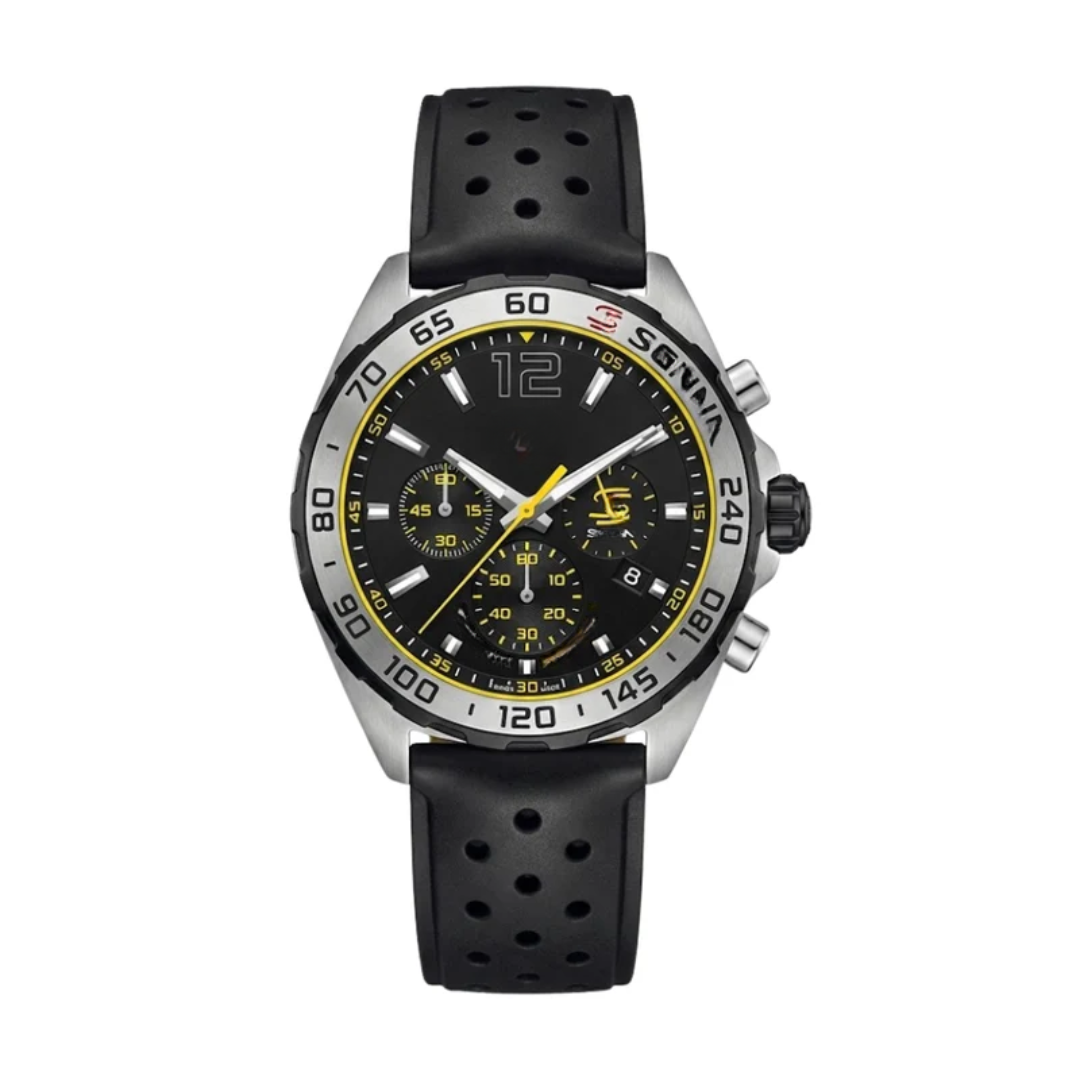 Formula Racing – Black & Yellow | Sport Strap