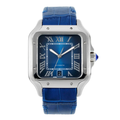 Urban Square – Blue | Leather Strap